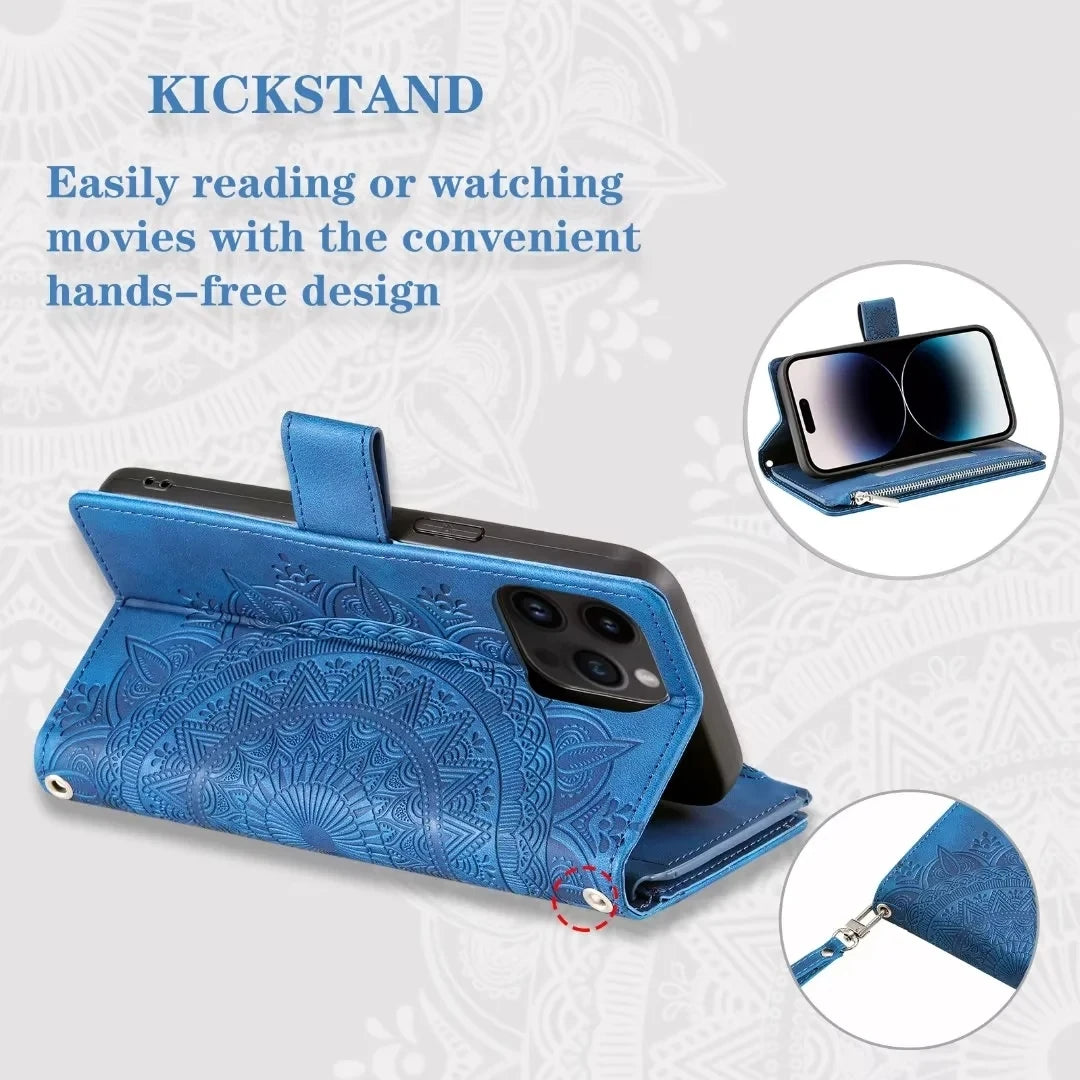 Leather Flip Case For Samsung Galaxy S26 S25 S23 S24 Ultra S22 S21 Plus S20 FE + Note 20 10 9 Card Wallet Embossing Phone Bag
