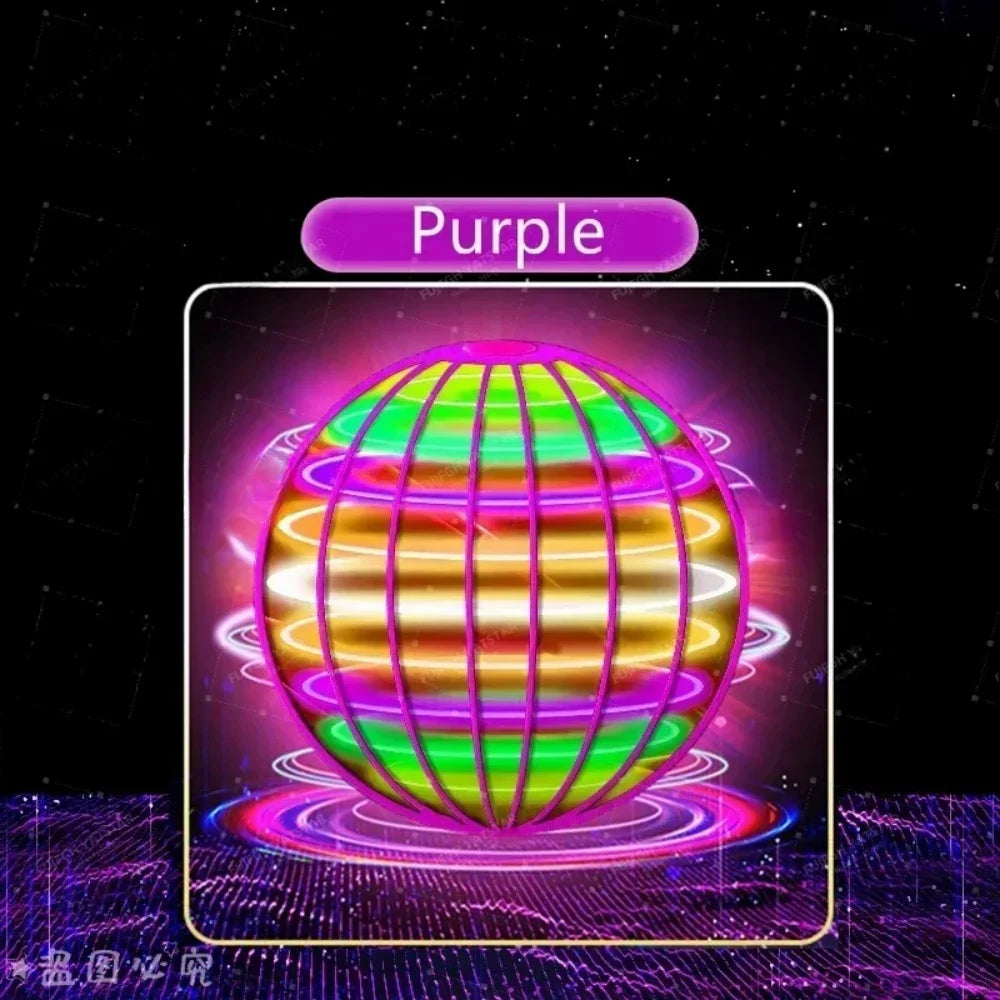 AI Flying Ball Hand-Controlled Color LED Cosmic Ball 360° Rotating Hover Ball Suitable For Indoor And Outdoor Toys The Best Gift