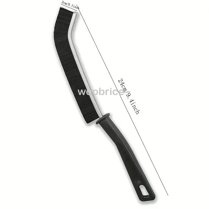 Household Cleaning Brush Bathroom Scrubber Radiator Crevice Cleaning Brush Multifunctional Thin Brushes Long Handle Ergonomic
