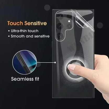 5Pcs Back Hydrogel Film For Samsung S26 S25 S24 Ultra Plus FE Screen Protector For Galaxy A56 A55 A36 A35 A15 A16 5G Back Film