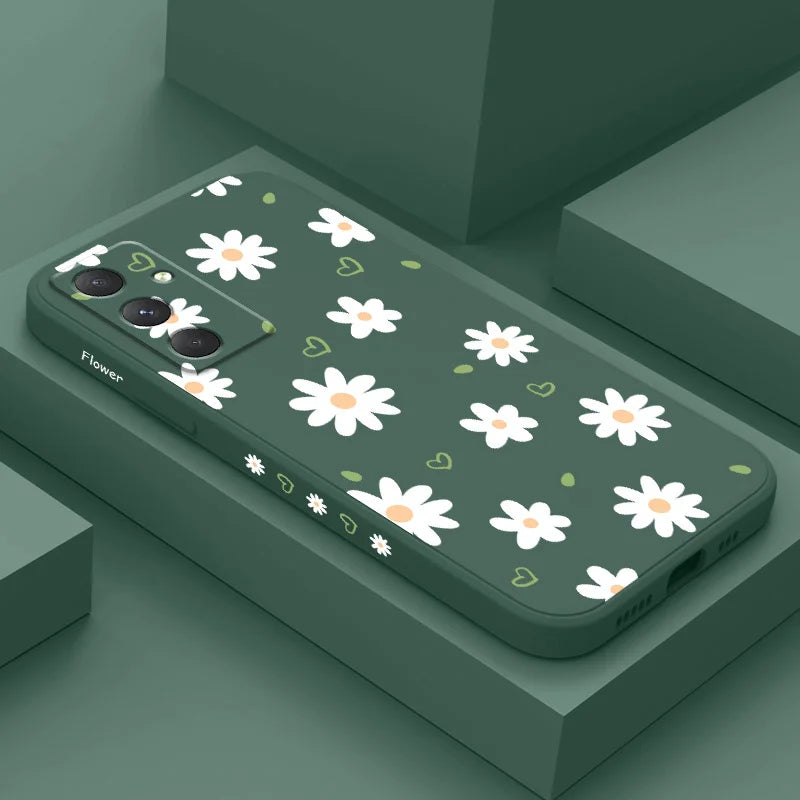 Tender Daisy Phone Case For Samsung Galaxy A56 A36 A26 A55 A35 A25 A15 A17 A16 A07 A06 A05 A54 A34 A24 A14 A04 A04S A04E 4G 5G