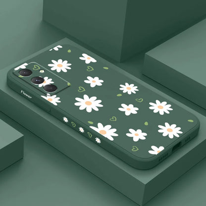Tender Daisy Phone Case For Samsung Galaxy A56 A36 A26 A55 A35 A25 A15 A17 A16 A07 A06 A05 A54 A34 A24 A14 A04 A04S A04E 4G 5G