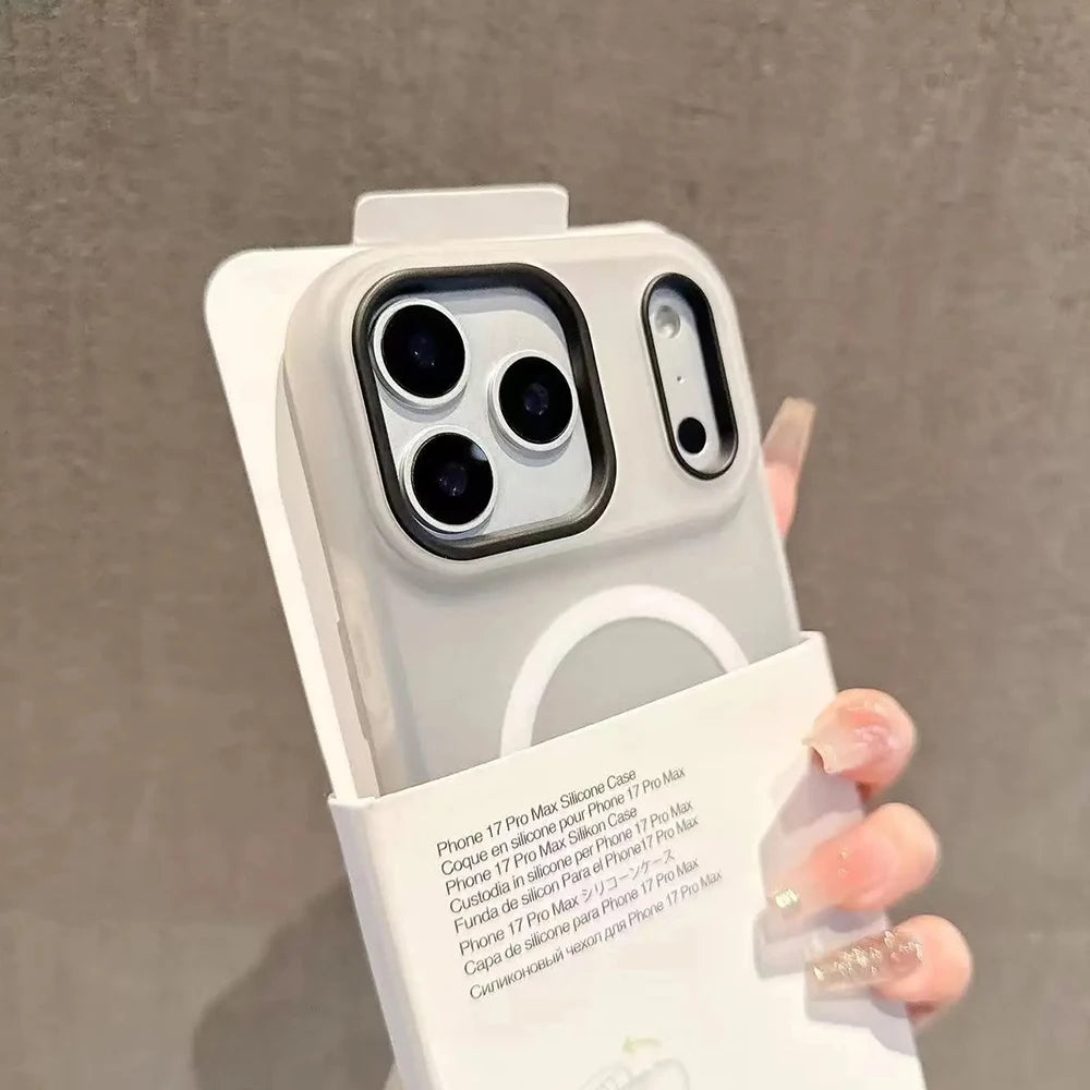 Original Candy Color 2IN1 For Magsafe Wireless Charging Case For iPhone 17 16 15 14 13 12 11 Pro Max 16PLUS 17AIR Magnetic Cover