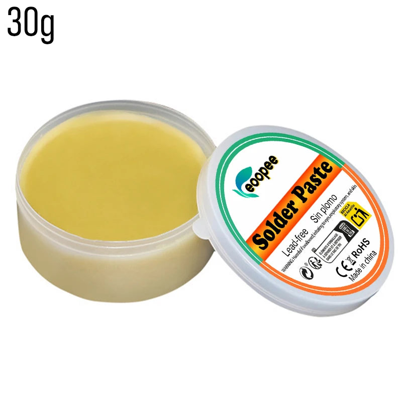 Solder Paste Rosin Flux 10g/30g/100g Lead-free Welding Flux Iron Repair Welding Paste Soldering Tin Soldering Oil Soldering Flux