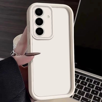 Soft TPU Case For Samsung S26 S25 S24 S23 S22 S21 Ultra Plus FE S25 edge A54 note 20 Shockproof Solid Color Silicone Phone Cover