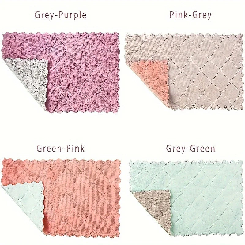 Microfiber Dish Cloths – 10-Pack Multi-Purpose Cleaning Towels