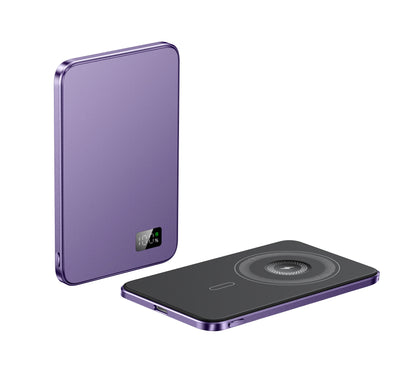 New Ultra thin Alloy Powerbank Magnetic Power Bank Wireless Fast Charger For Magsafe Backup battery For iWatch Serise iPhone 16