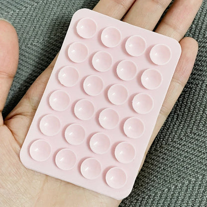 Candy Color Silicone Phone Mount - 3M Adhesive Backing & Non-Slip Suction Cup Stand for Selfies, Videos, Secure Phone Holder