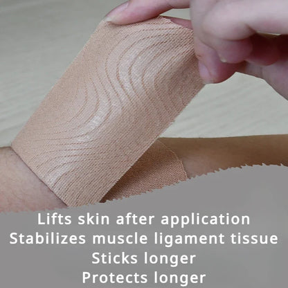 Waterproof Kinesiology Tape for Sports and Muscle Recovery