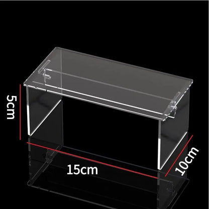 Transparent Acrylic Display Stand For Toys Model, Assembly Desktop Heightened Storage Shelf, Refrigerator Cabinet Layered