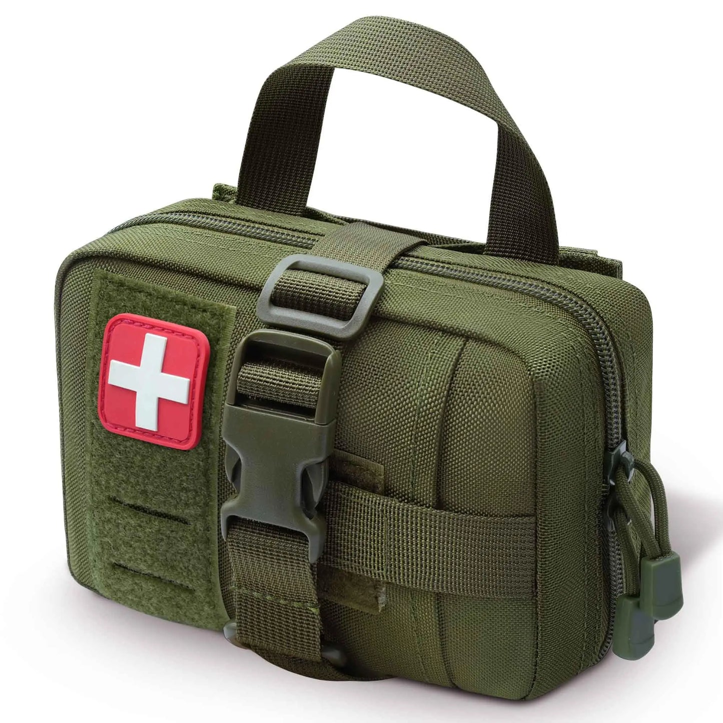 Upgrade Molle Rip Away Ifak Pouch, Tactical Small Belt First Aid Pouch Medical Utility EMT Pouch Only