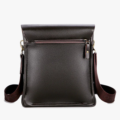 Men's Trendy Inclined Shoulder Bag Leisure Business Single Shoulder Polo Vertical Bag