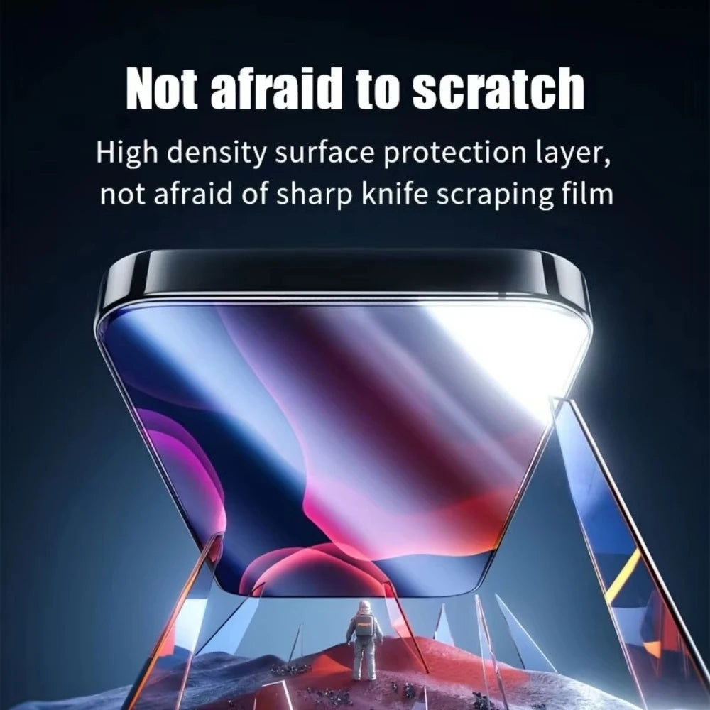 5PCS Easy Install High Definition Screen Protector For iPhone 17 15 14 Pro Max 16 13 16e 12 Mini 11 XR Plus Air Tempered Glass