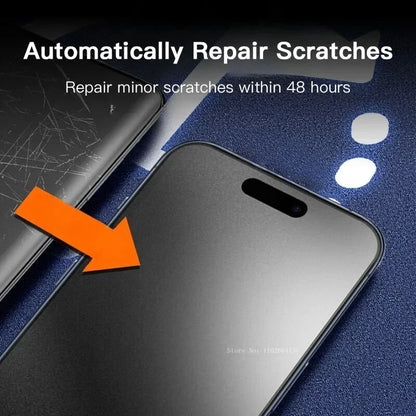 4Pcs  Matte Hydrogel Film For iPhone 16 14 15 Pro MAX Clear TPU Screen Protectors For iPhone 11 12 13 Pro Max Not Glass
