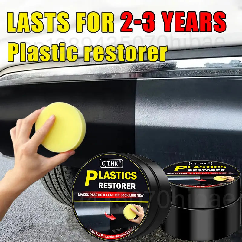 Car Plastic Restorer and Leather Coating – Back to Black Gloss