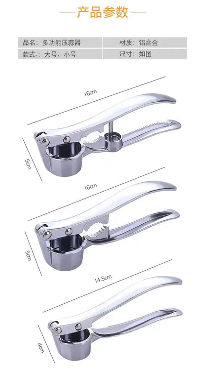 Imitating Stainless Steel Multifunction Garlic Press Crusher Kitchen Cooking Ginger Squeezer Masher Handheld Ginger Mincer Tools