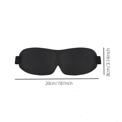 3D Contoured Sleep Eye Mask – Ultra-Soft Light Blocking Cover