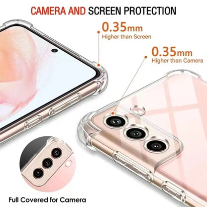 Shockproof Phone Case for Samsung Galaxy A25 A35 A55 A15 A54 A34 A14 5G A24 4G A05S A73 A53 A33 A23 A13 Transparent Back Cover