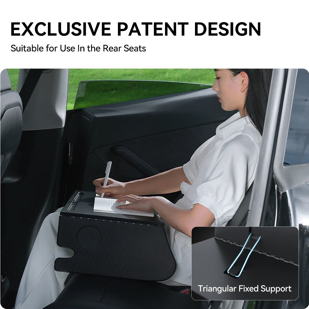 YZ For Tesla Model 3 Highlan Modle Y X S 2018-2026  Steering Wheel Laptop Tray Travel Desk Portable Office Table Car Accessories
