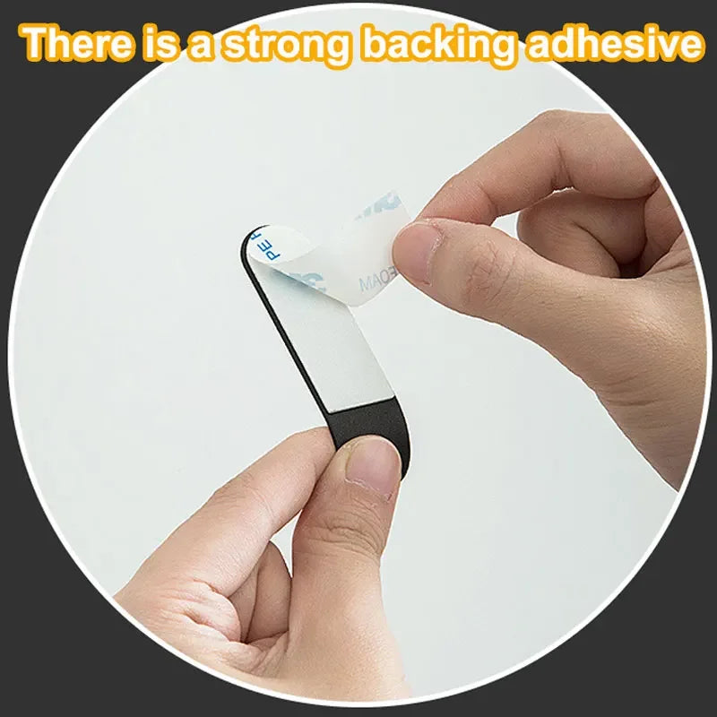 Self-Adhesive Stainless Steel Wall Hooks — Multi-Pack