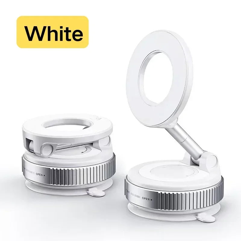 360° Magnetic Car Phone Holder with Vacuum Suction Cup