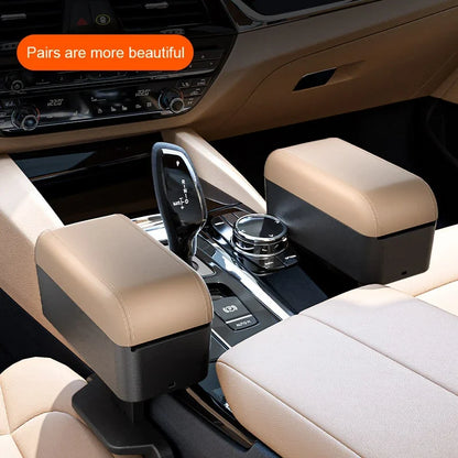 Car Armrest Box Center Console Storage Organizer Liftable Adjustable with Cup Holder Universal Fit Auto Interior Accessories