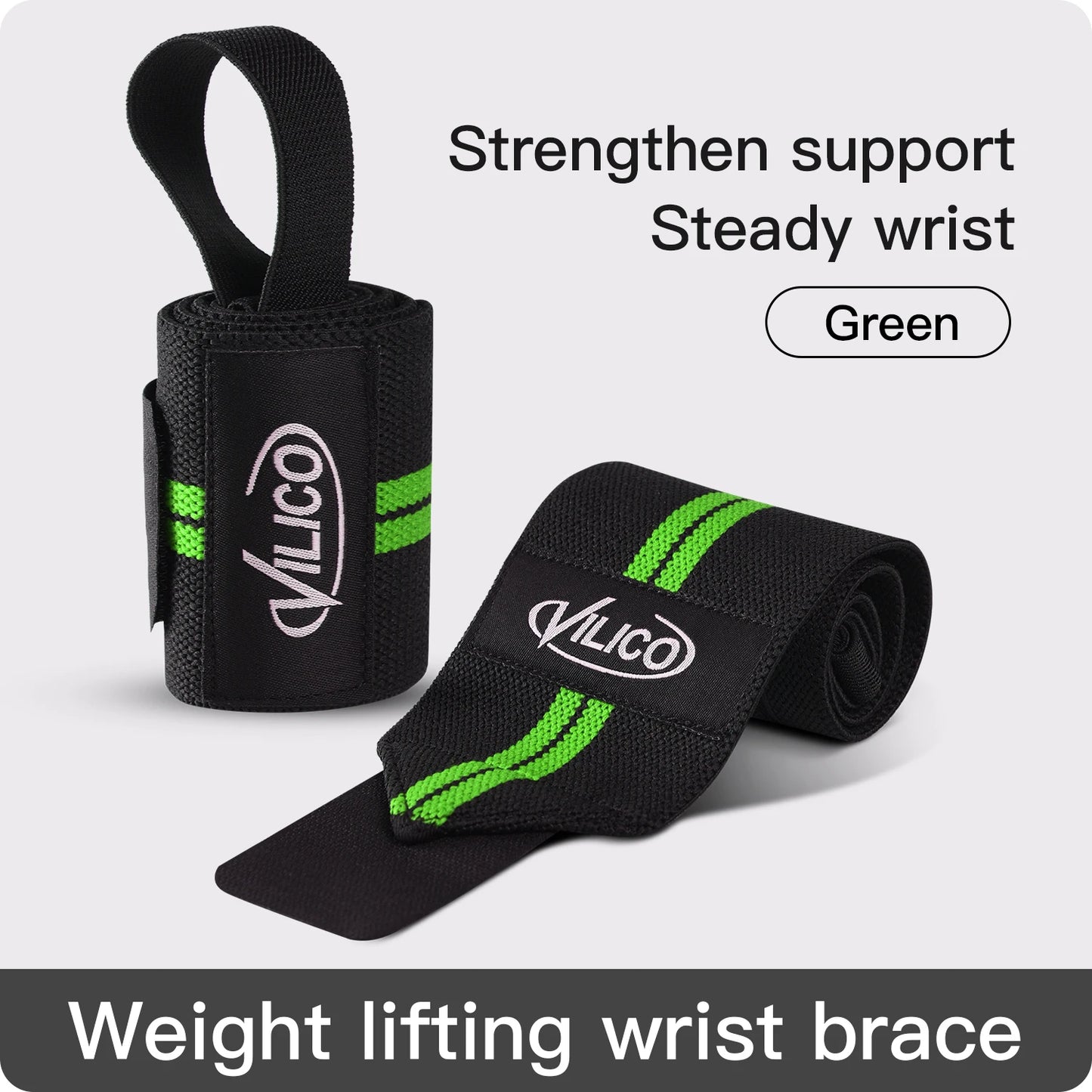 1/2 Piece- Wristband Wrist Support Brace Straps Extra Strength Weight Lifting Wrist Wraps Bandage Fitness Gym Training