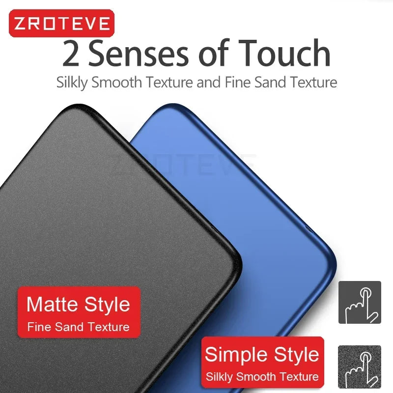 A73 A53 Case Zroteve Slim Hard PC Frosted Cover For Samsung Galaxy A13 A23 A33 A52 s A72 A52s A14 A24 A34 A54 Phone Cases