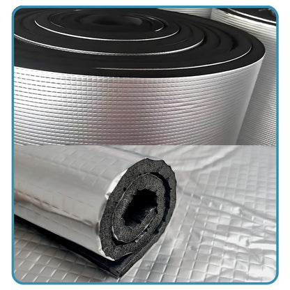 Lanke High Density Foam Soundproofing Pad For Automobiles Aluminum Foil Insulation Double-Layer Waterproof Soundproofing With
