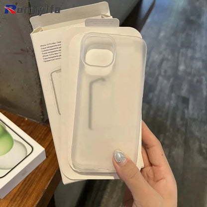 For Samsung Galaxy A56 A55 A54 A53 Note 20 Ultra 10 Plus 9 5G 4G Phone Case Matte Simple Soft Shockproof Frosted Cover