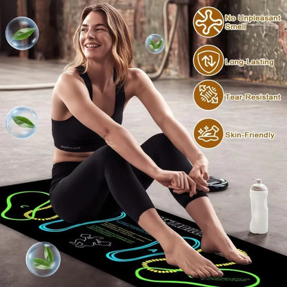 Two-Color Non-Slip Squat Mat for Home Gym and Fitness