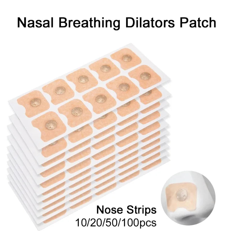 Nasal Breathing Refill Strips, Extra Strong Adhesive Nose Dilators for Snore Relief & Clear Breathing, 60Pcs Sleep Aid