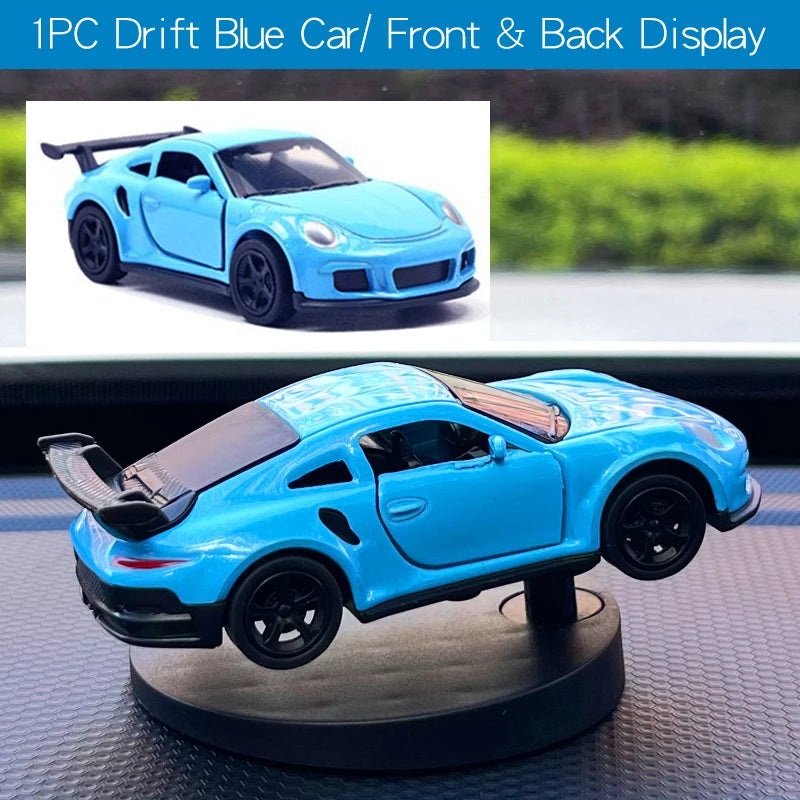 Drift Car Dashboard Ornament – Swinging Sports Car Decor
