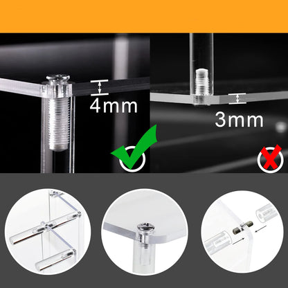 Clear Acrylic Display Stand For Anime Figures Cupcake Shelf Organizer Desserts Holder Jewels Display Risers Stand Perfume Stand
