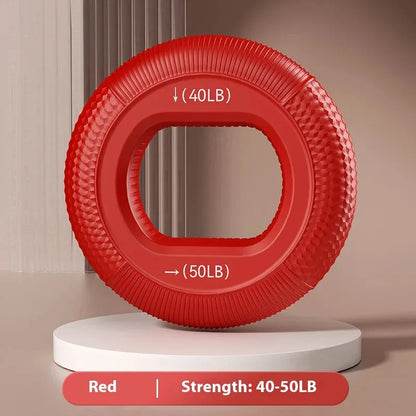 Therapy Hand Grip Rings Set - Adjustable Silicone Exercise Rings for Finger Strength, Rehabilitation, Arthritis Relief & Stress