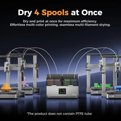Creality Filament Dryer 4 Spools Space Pi X4 Filament Storage Box 85℃ Max Temperature Dual Independent Heating Chambers