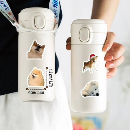 10/100/1000Pcs Funny Dog Stickers Cartoon Cute Decals Toy Guitar Phone Bicycle Laptop Notebook Luggage Car Graffiti Kids Sticker
