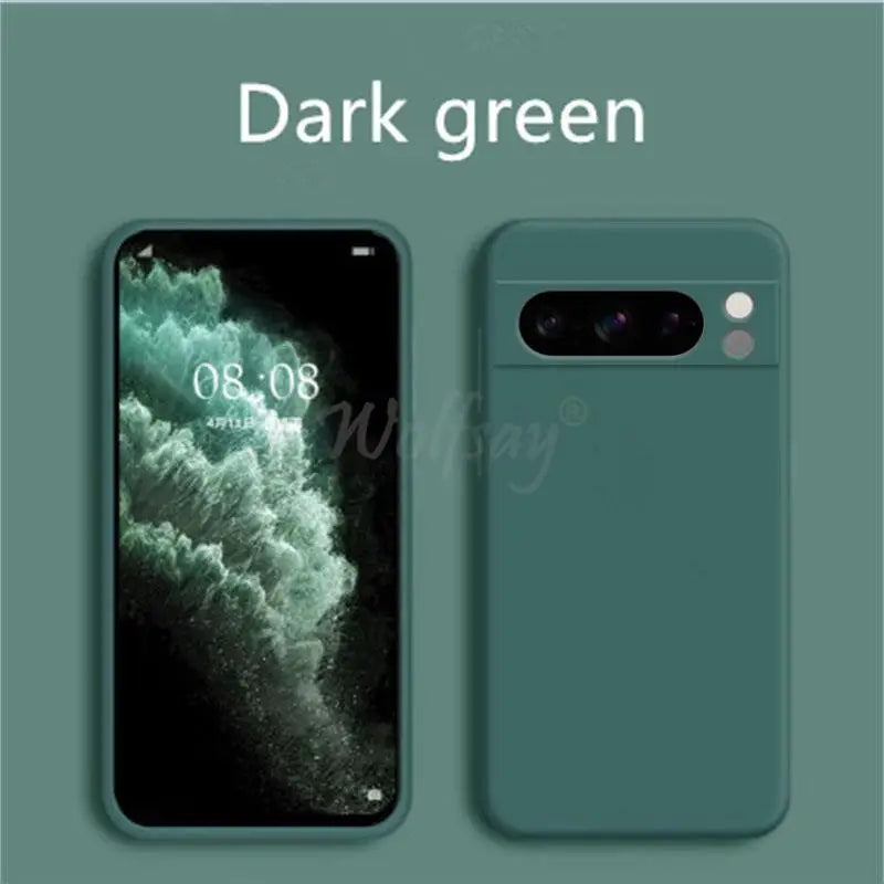 For Google Pixel 8 Pro Case Pixel 10 Pro Cover Liquid Silicone Rubber Protector TPU Case Pixel 9 Pro XL 8 Pro 8A 7A 7 6A 6 Pro
