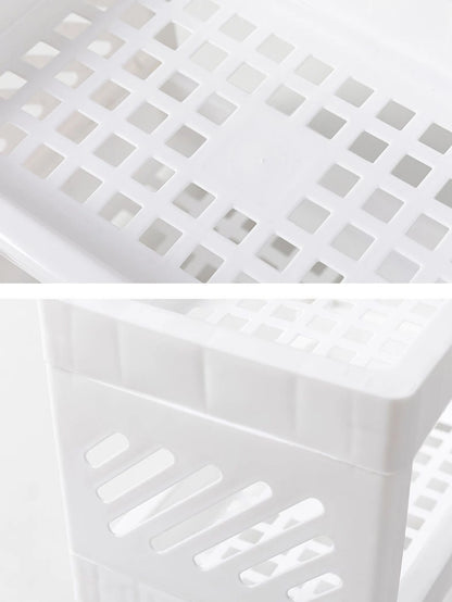 2-Tier PP Desktop Storage Rack – Desk Organizer