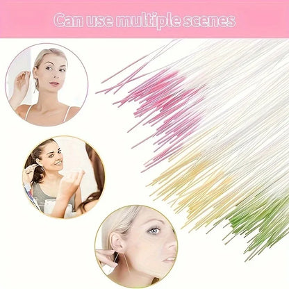 60pcs Ear Line Ear Hole Cleaning Line Removes Dirt, Deodorizes and Prevents Plugging. Ear Line Portable Ear Hole Cleaning Tool