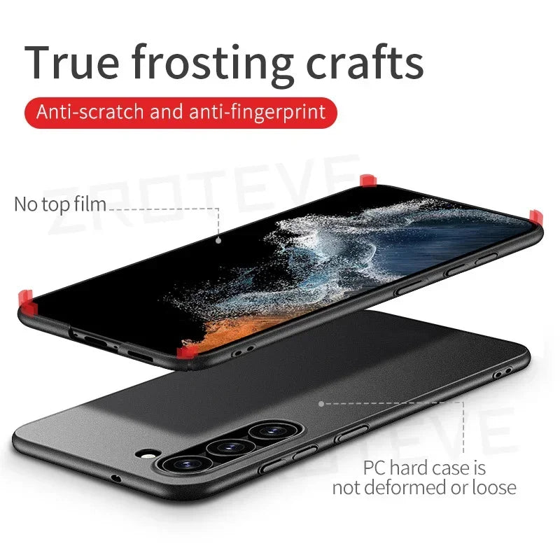 A73 A53 Case Zroteve Slim Hard PC Frosted Cover For Samsung Galaxy A13 A23 A33 A52 s A72 A52s A14 A24 A34 A54 Phone Cases