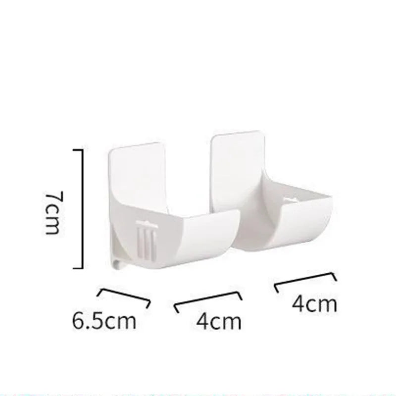2pcs No-Drill Kitchen Storage Rack Set - Multi-Functional,Fresh Film & Garbage Bag Organizer for Cabinets and Refrigerator Sides