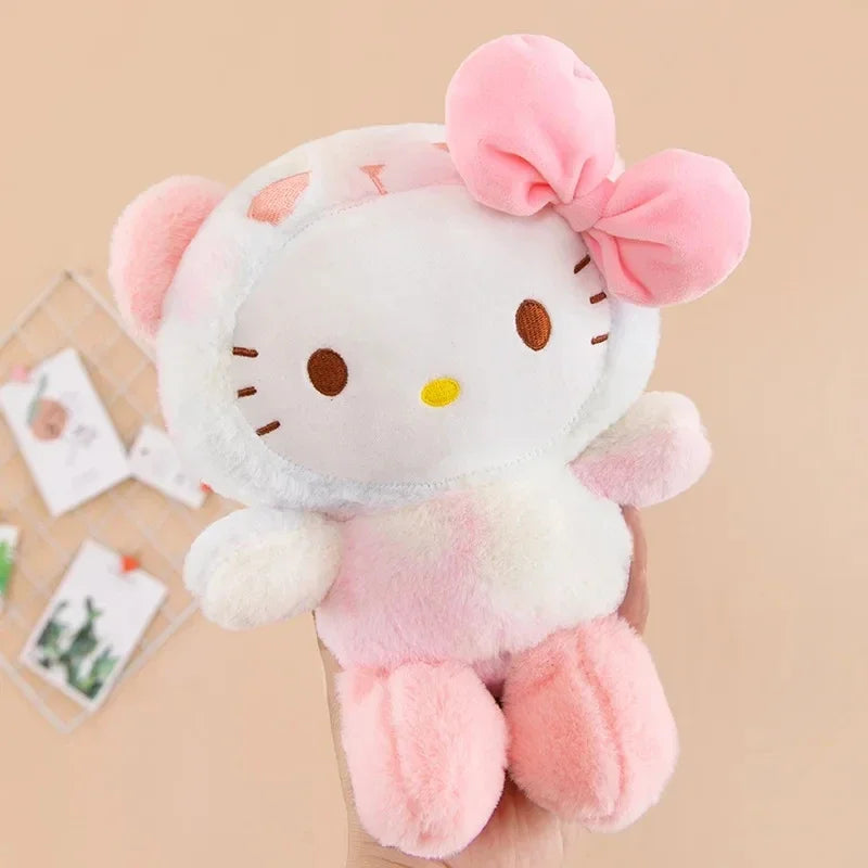 =New Kawaii 25cm Sanrio Plush Toy Jade Dog Kuromi Dressing Doll Doll Plush Toy Stuffed Animal Patung Dolls Birthday Gift