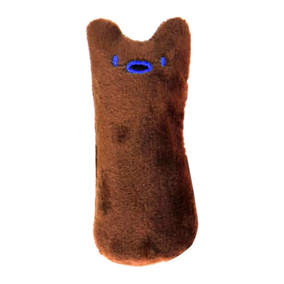 2026 New Teeth Grinding Catnip Toys Funny Interactive Plush Cat Toy Claws Thumb Bite Cat Mint Pet Kitten Chewing Toy For Cats