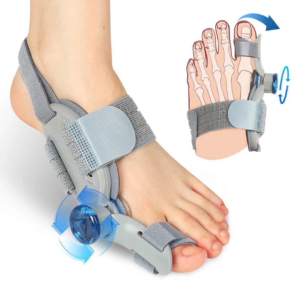 Unisex Adjustable Rotatable Toe Separator Household Foot Comfort Care Cushion For Daily Pedicure Use