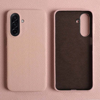 Luxury Genuine Leather Case For Samsung Galaxy A17 A07 A26 A36 A56 A15 A53 A24 Full Wrapped Shockproof Phone Cases Back Cover
