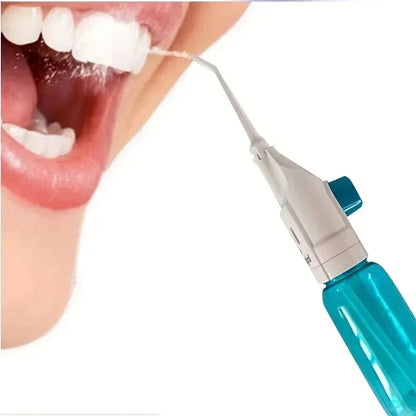 1PC Portable Electric High-Pressure Water Flosser Manual Pulse Jet Dental Teeth And Gums Cleaner Deep Cleaning Oral Irrigator