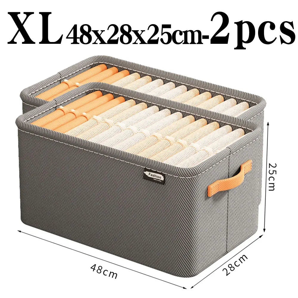 Non-Woven Clothes Storage Organizer – Foldable Wardrobe Drawer Bag