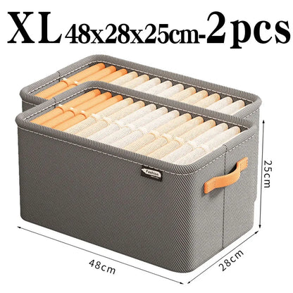 Non-Woven Clothes Storage Organizer – Foldable Wardrobe Drawer Bag
