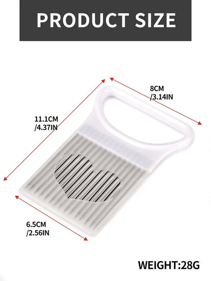 Stainless Steel Onion & Potato Slicer Holder – Kitchen Tool